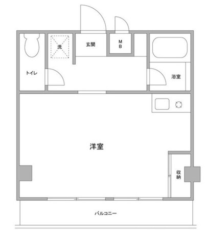 江田パークサイドマンションの物件間取画像